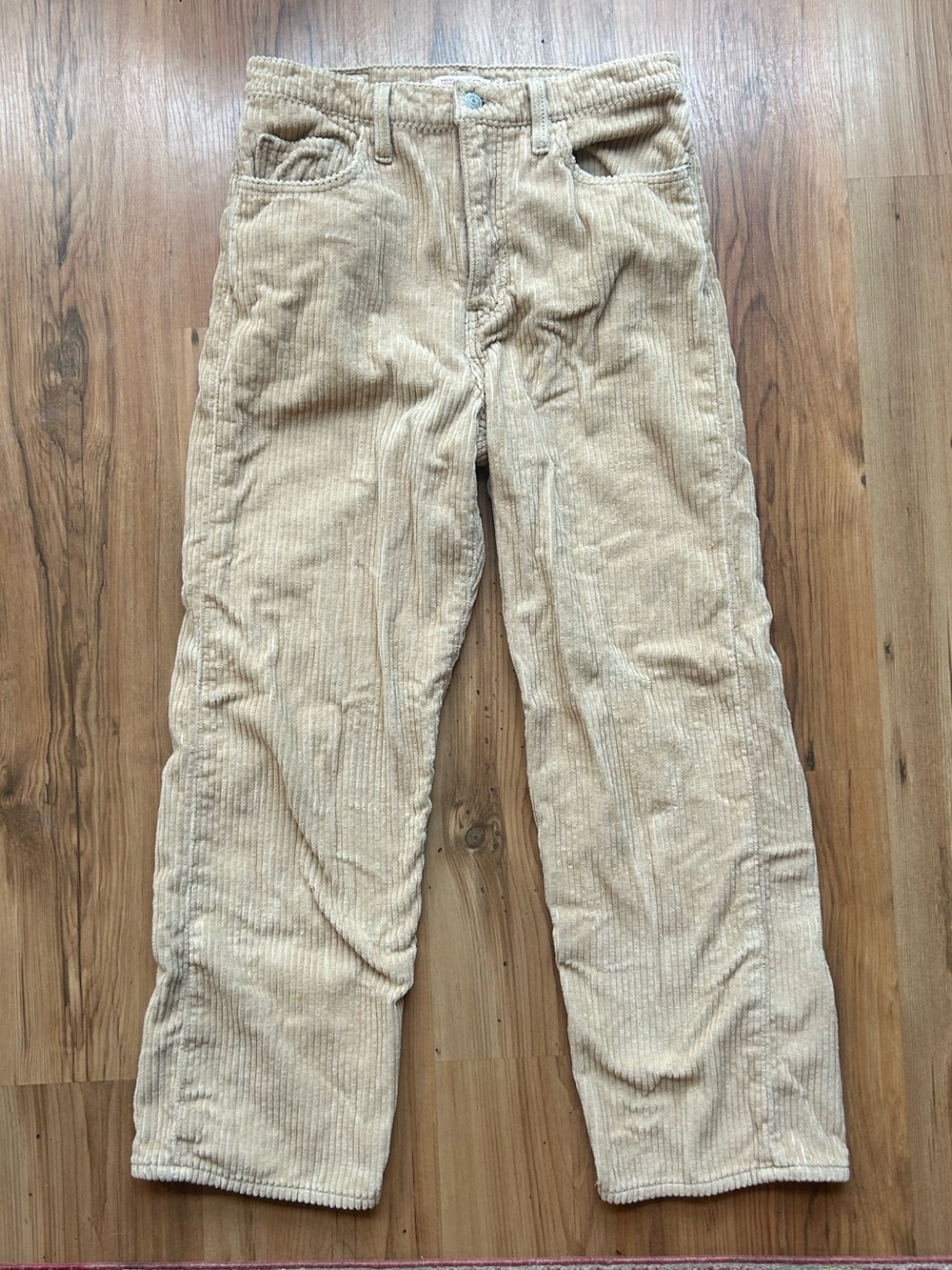 Levi's Women's Corduroy Boot-Cut Pants in Light Beige